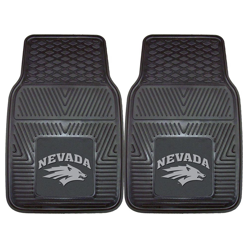 Nevada Wolf Pack NCAA Heavy Duty 2-Piece Vinyl Car Mats (18x27)
