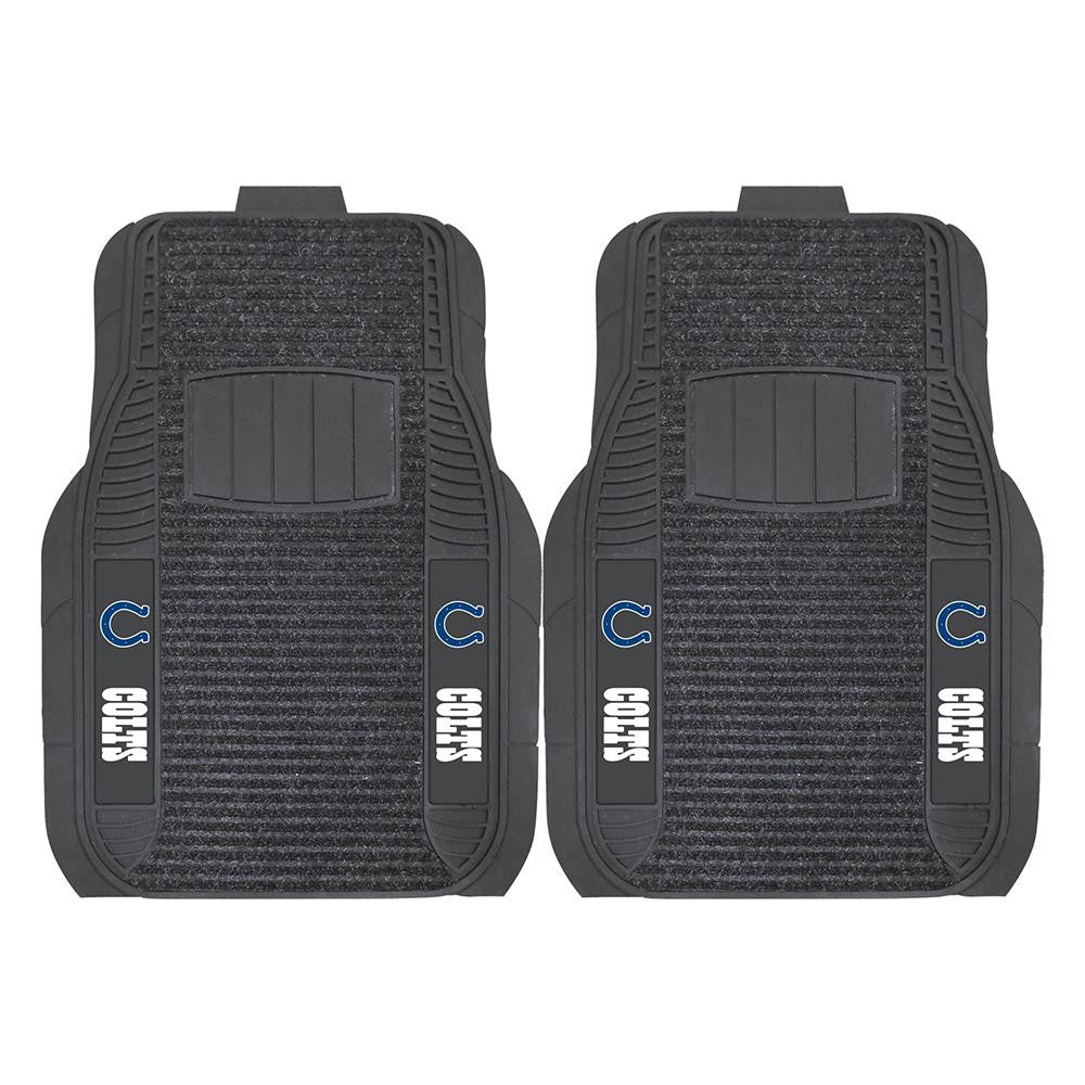 Indianapolis Colts NFL Deluxe 2-Piece Vinyl Car Mats (20x27)