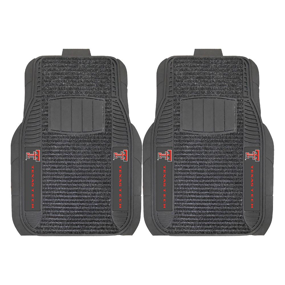 Texas Tech Red Raiders NCAA Deluxe 2-Piece Vinyl Car Mats (20x27)