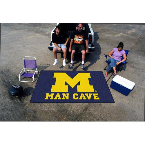 Michigan Wolverines NCAA Man Cave Ulti-Mat Floor Mat (60in x 96in)