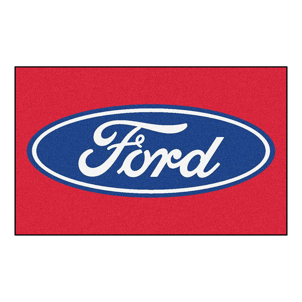 Ford Ford Oval 4x6 Rug (46x72)