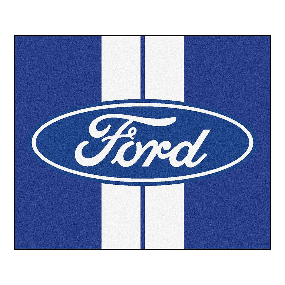 Ford Ford Oval with Stripes Tailgater Floor Mat (5'x6')