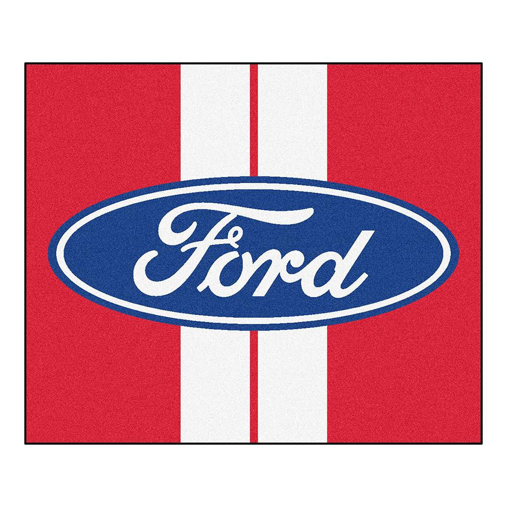 Ford Ford Oval with Stripes Tailgater Floor Mat (5'x6')