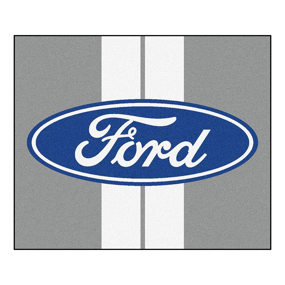 Ford Ford Oval with Stripes Tailgater Floor Mat (5'x6')