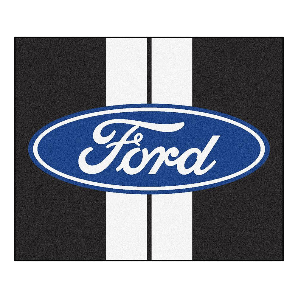 Ford Ford Oval with Stripes Tailgater Floor Mat (5'x6')