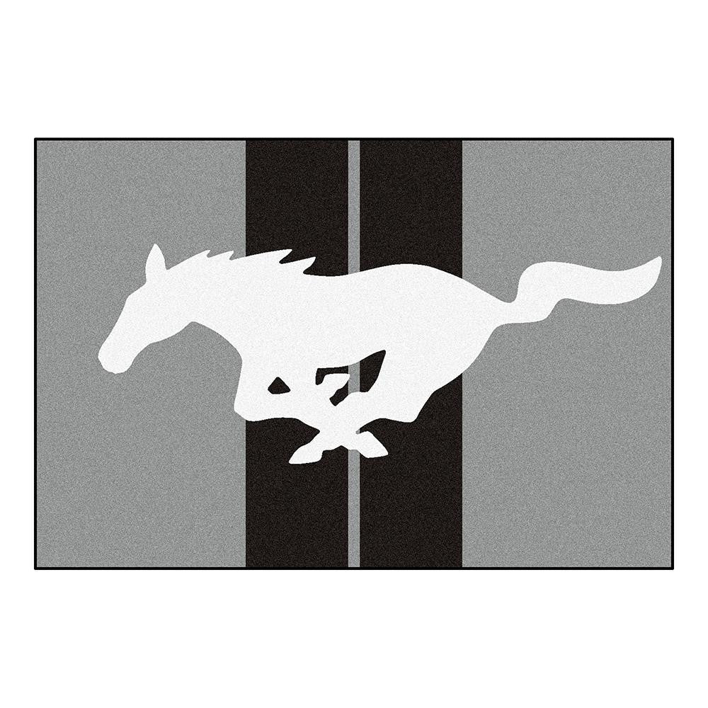 Ford Mustang Horse 5x8 Rug (60x92)