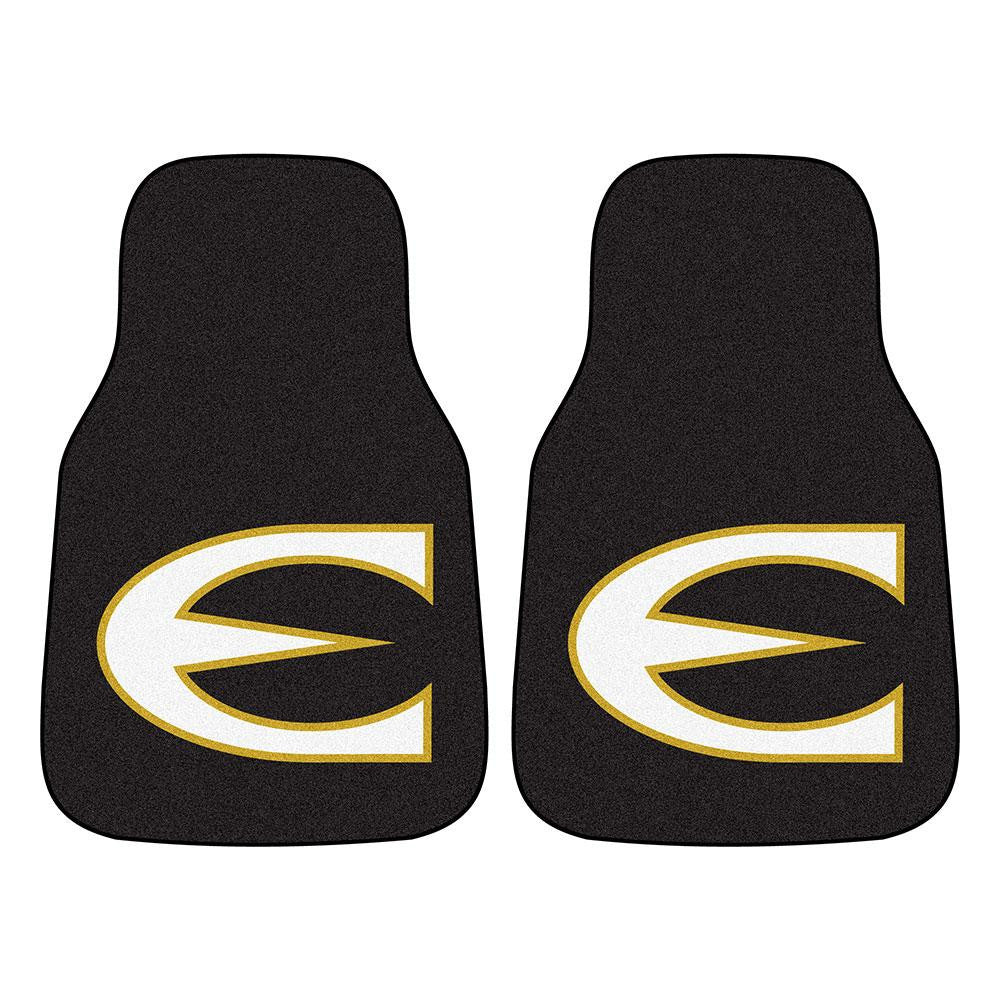 Emporia State University NCAA 2-Piece Printed Carpet Car Mats (18x27)