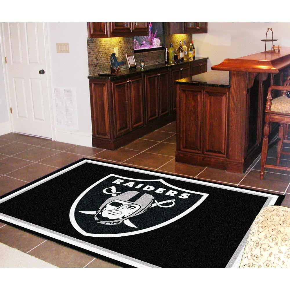 Oakland Raiders NFL Floor Rug (5x8')
