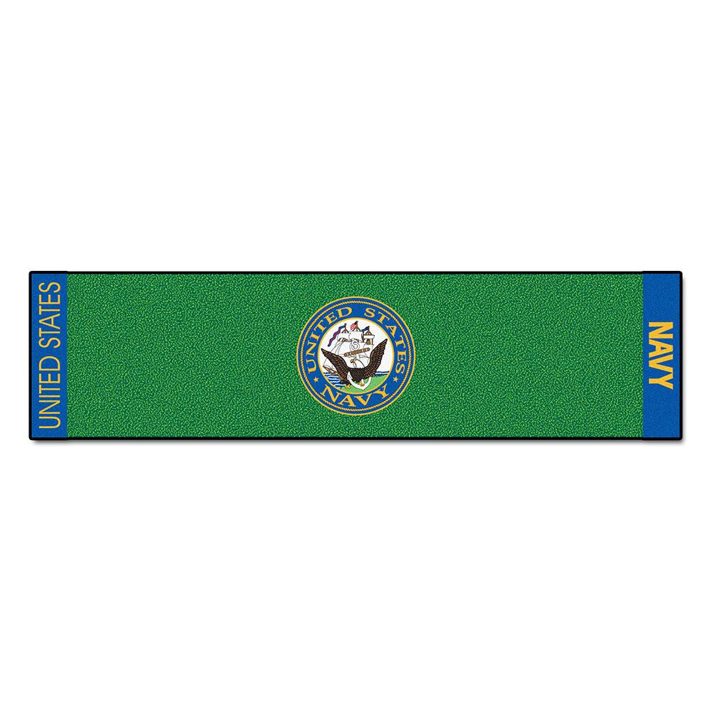 US Navy Armed Forces Putting Green Runner (18x72)