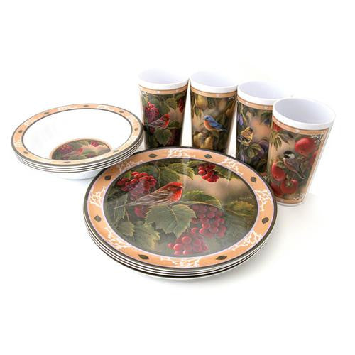 Song Birds 12 Piece Tableware Set