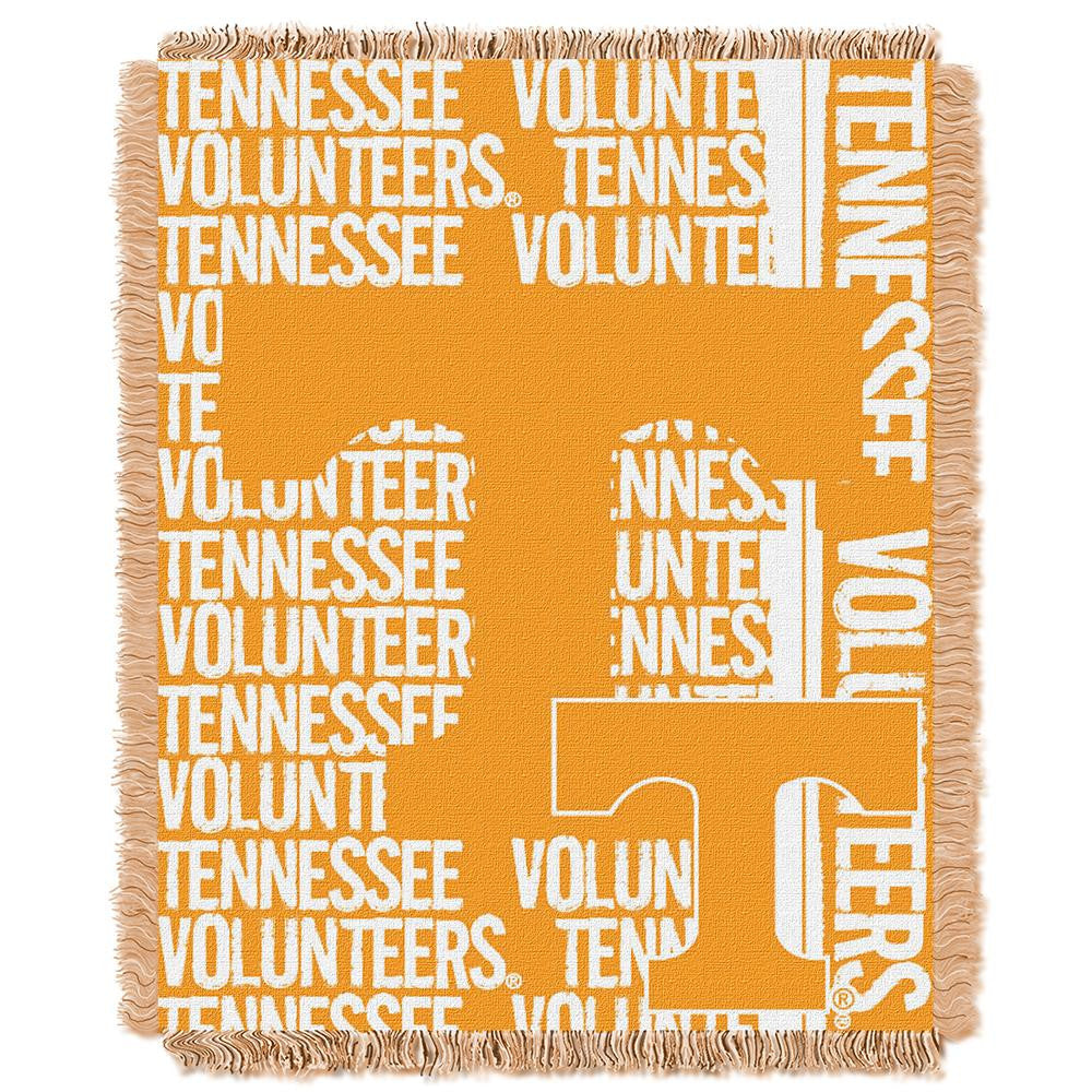 Tennessee Volunteers NCAA Triple Woven Jacquard Throw (Double Play Series) (48x60)
