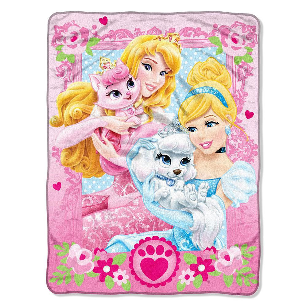Disney's Princess Palace Pets Micro Raschel Blanket (46in x 60in)
