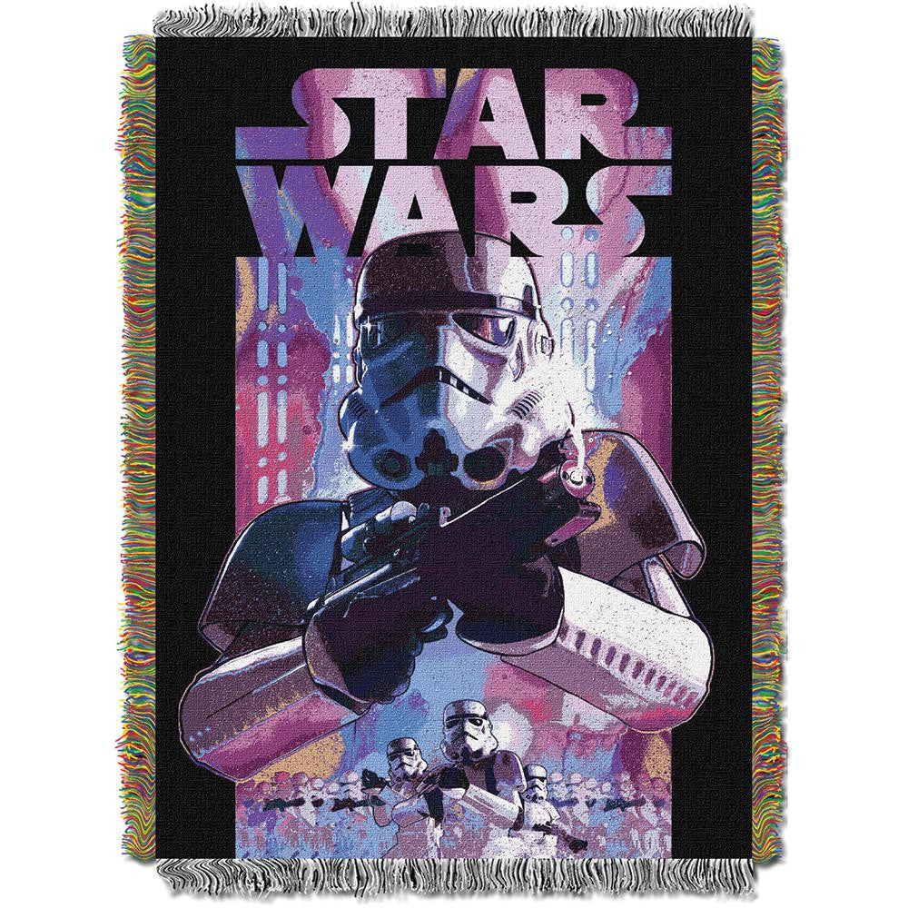 Star Wars Storm Ahead Woven Tapestry Throw (48inx60in)