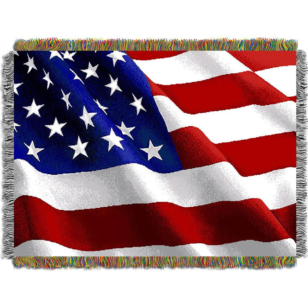 Flag Movement Woven Tapestry Throw (48inx60in)