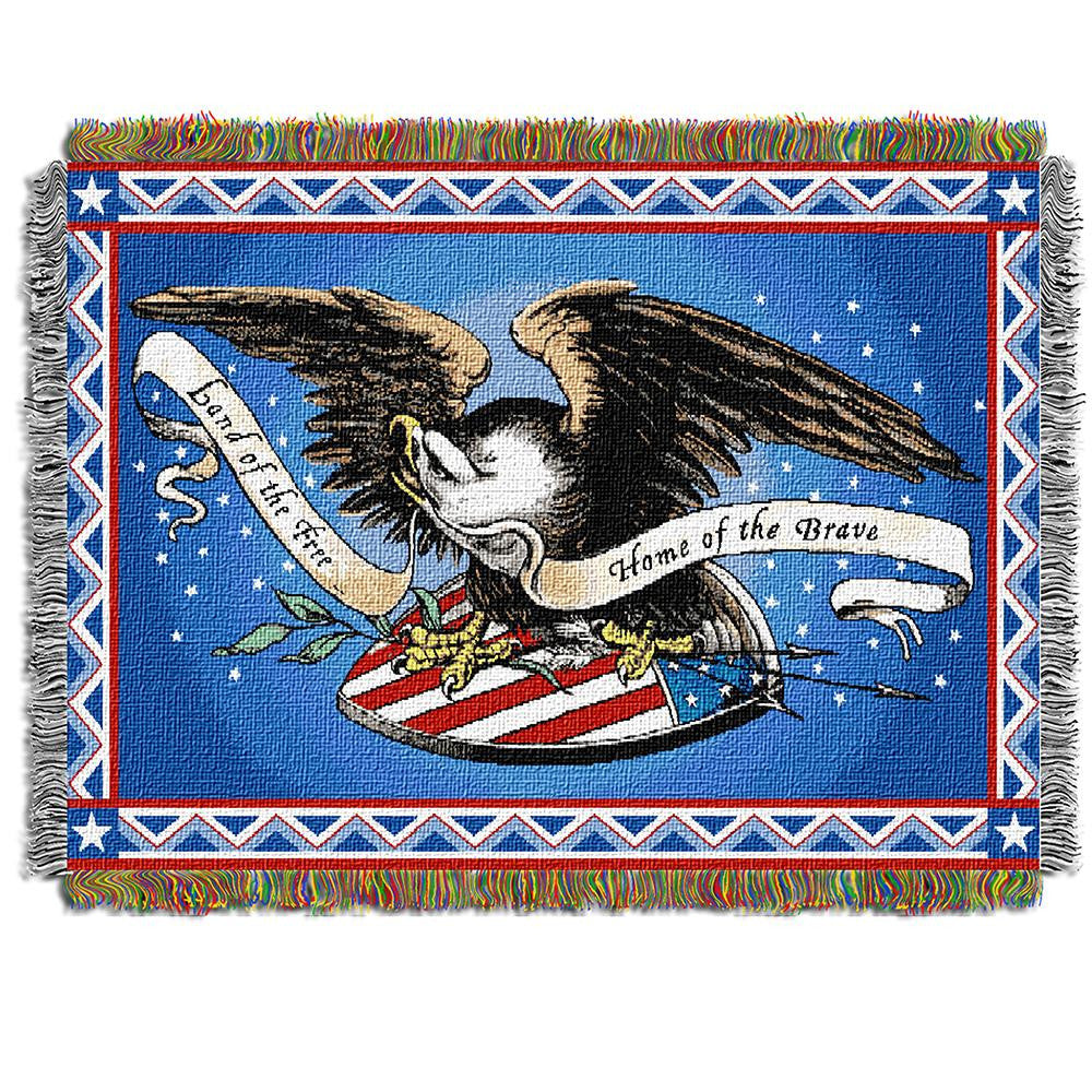Memorial Day Woven Tapestry Throw (48inx60in)