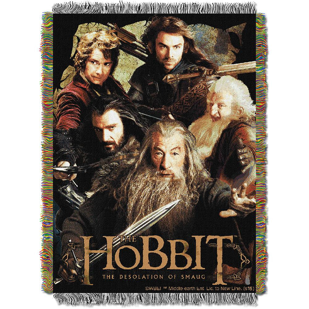 The Hobbit Fighting Companion Woven Tapestry Throw (48inx60in)