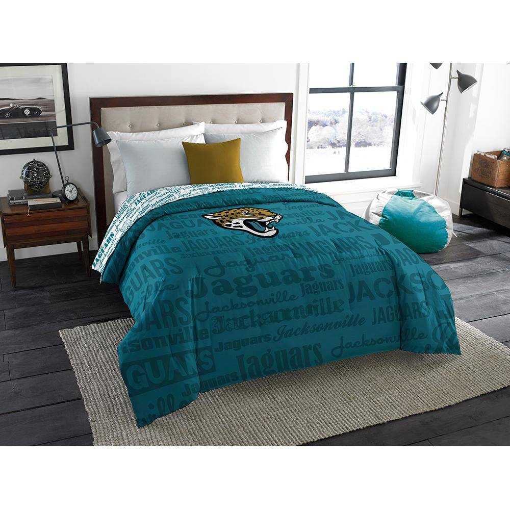 Jacksonville Jaguars NFL Full Comforter (Anthem) (76 x 86)