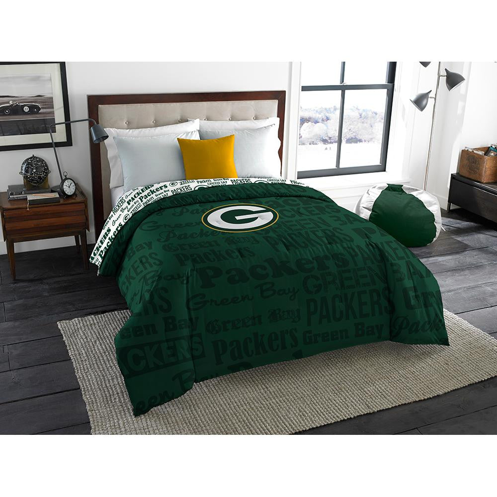 Green Bay Packers NFL Full Comforter (Anthem) (76 x 86)