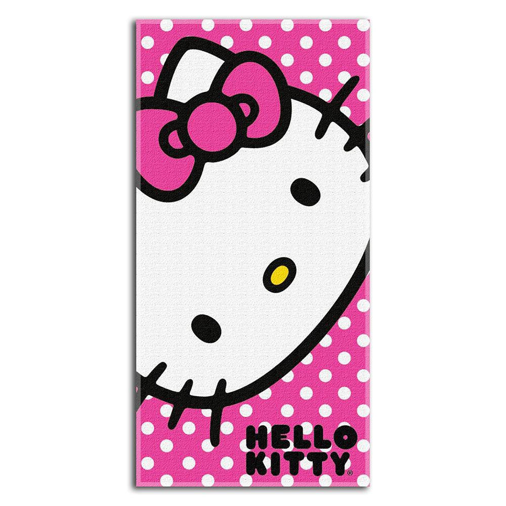 Hello Kitty Happy Kitty Beach Towels (28in x 58in)