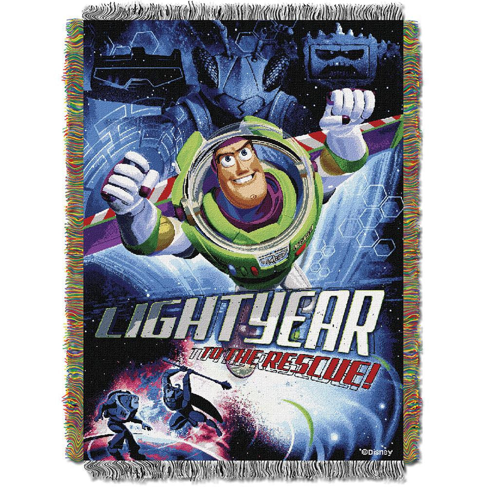 Toy Story Buzz Victorious 051 Woven Tapestry Throw Blanket (48x60)