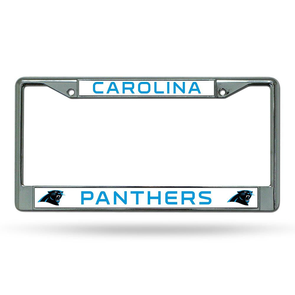 Carolina Panthers NFL Chrome License Plate Frame