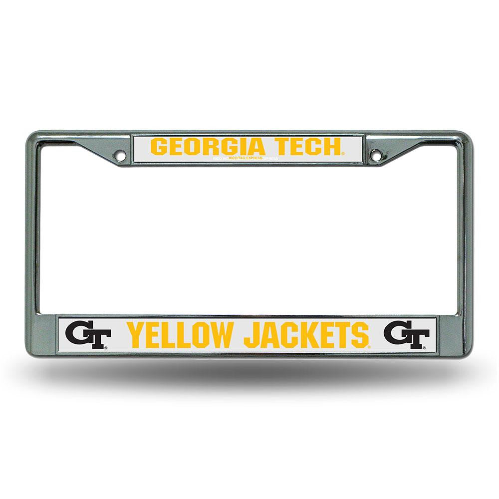Georgia Tech Yellowjackets NCAA Chrome License Plate Frame