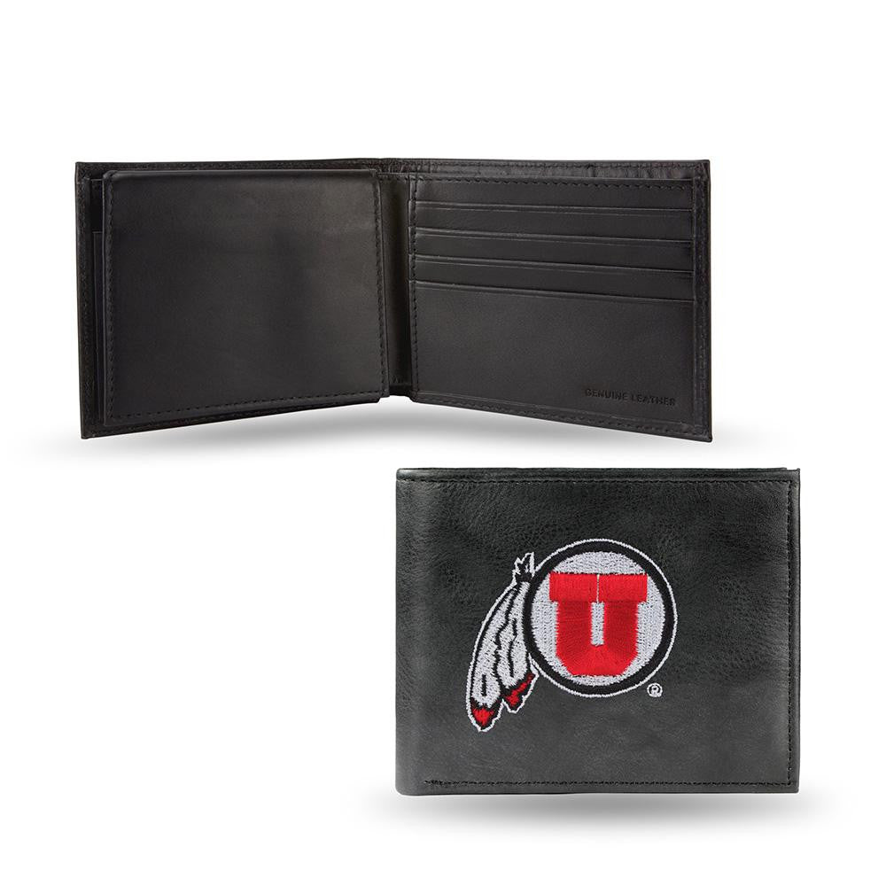 Utah Utes Embroidered Billfold Wallet