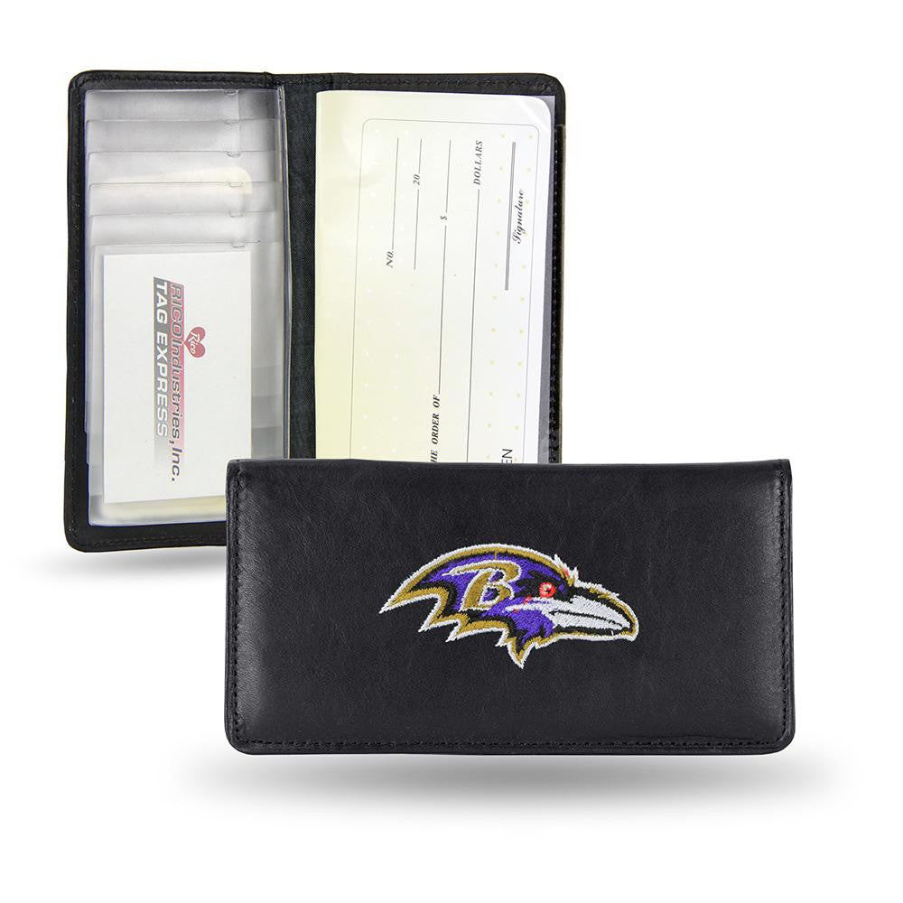 Baltimore Ravens Checkbook Holder (Embroidered)