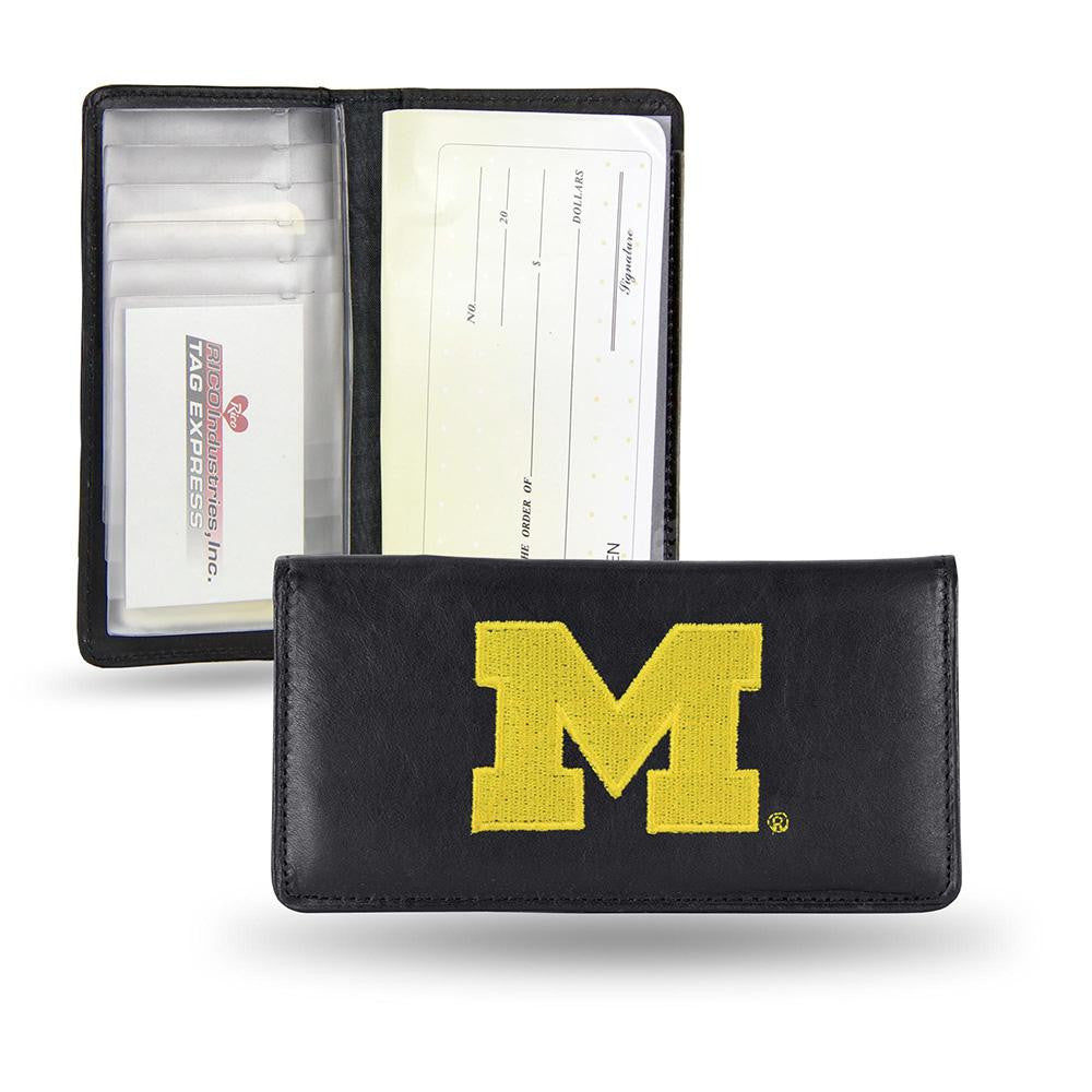 Michigan Wolverines Checkbook Holder (Embroidered)