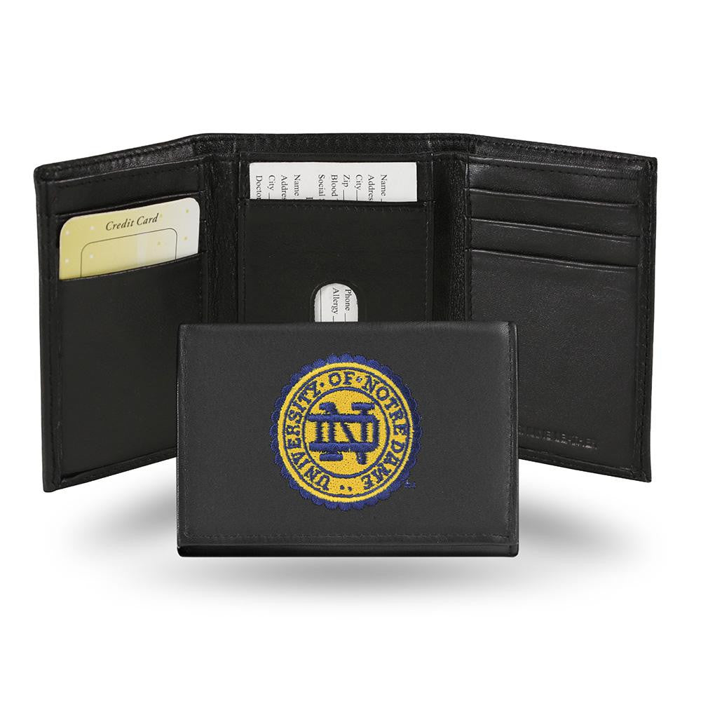 Notre Dame Fighting Irish Embroidered Trifold Wallet