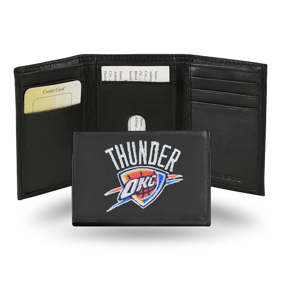 Oklahoma City Thunder Embroidered Trifold Wallet