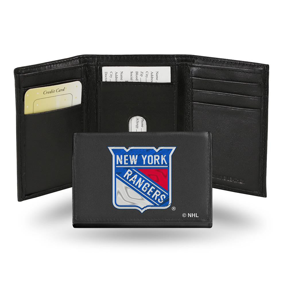 New York Rangers Embroidered Trifold Wallet