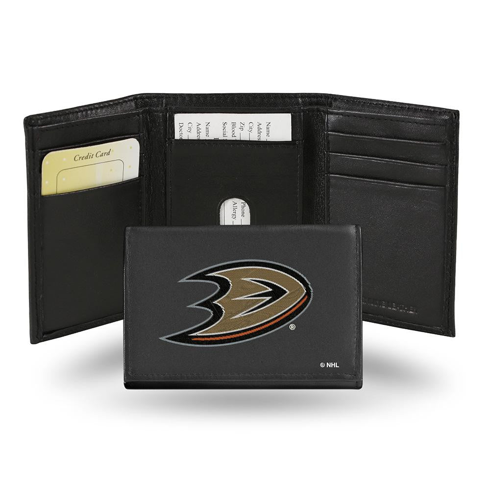 Anaheim Ducks Embroidered Trifold Wallet
