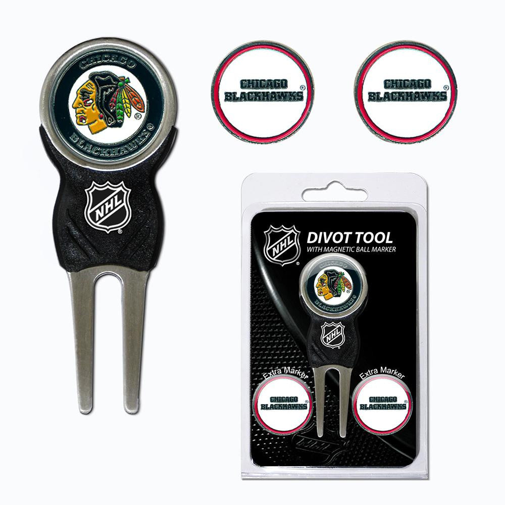 Chicago Blackhawks NHL Divot Tool Pack w-Signature Tool