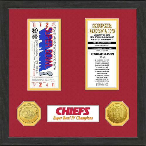 Kansas City Chiefs SB Championship Ticket Collection
