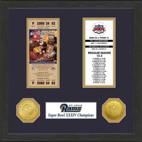 St.Louis Rams SB Championship Ticket Collection