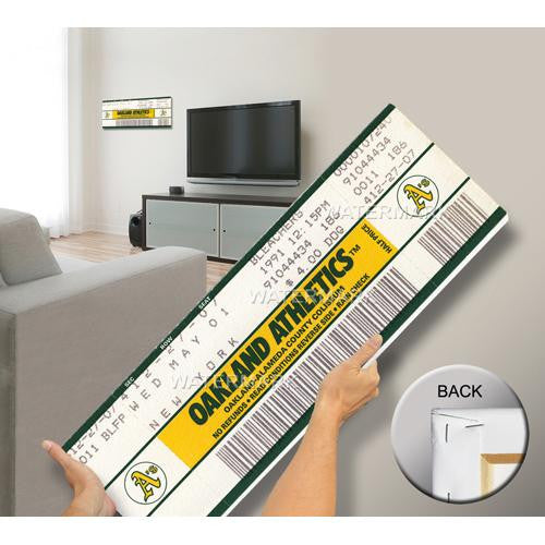 Rickey Henderson 939 Stolen Base Record Mega Ticket - Oakland A's