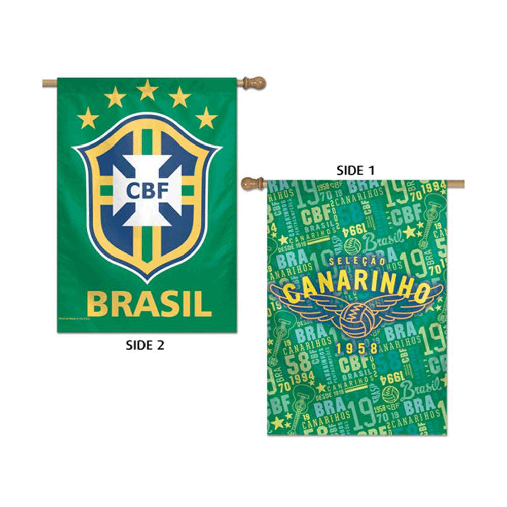 CBF Brasil Premium 2-Sided Vertical Flag (28x40)
