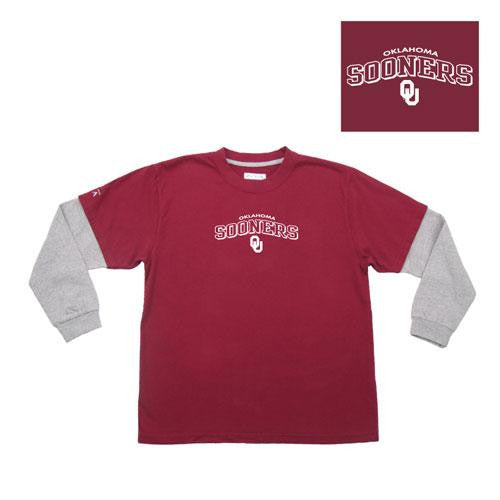 Oklahoma Sooners NCAA Danger Youth Tee (Maroon) (X-Large)