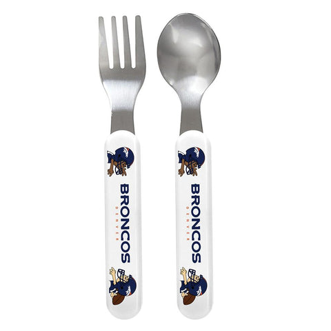 Denver Broncos NFL Infant 2-Piece Cutlery Set