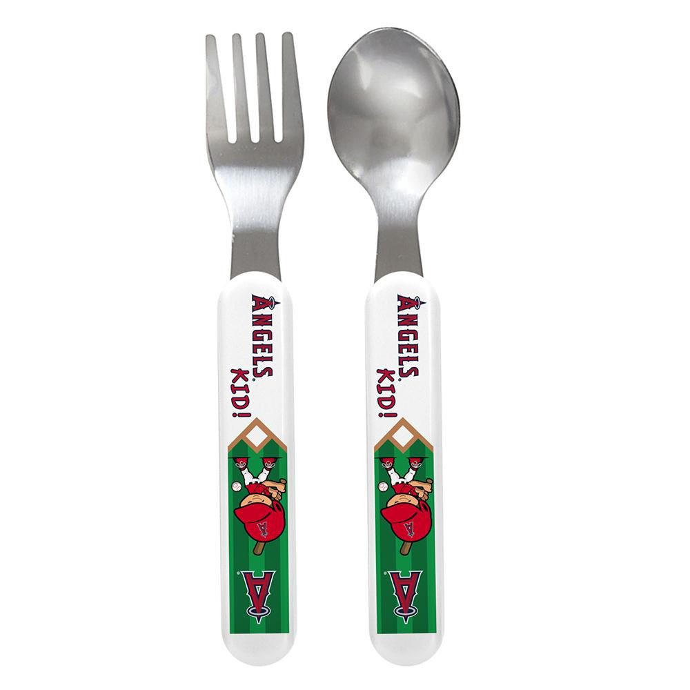 Los Angeles Angels MLB Infant 2-Piece Cutlery Set