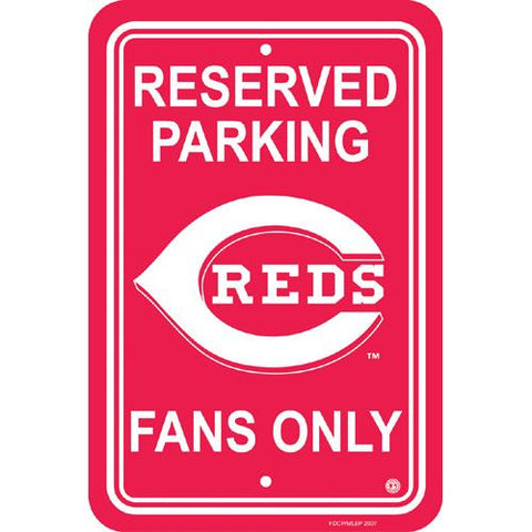 Cincinnati Reds MLB Plastic Parking Sign