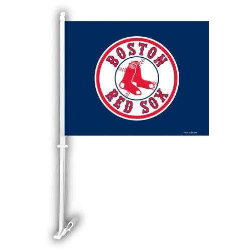 Boston Red Sox MLB Car Flag W-Wall Brackett