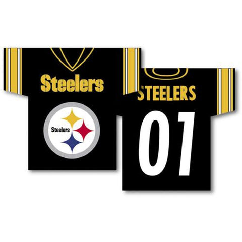 Pittsburgh Steelers NFL Jersey Design 2-Sided 34 x 30 Banner