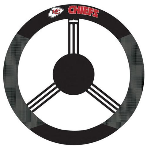 Kansas City Chiefs NFL Poly-Suede Steering Wheel Cover