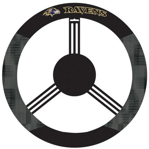 Baltimore Ravens NFL Poly-Suede Steering Wheel Cover