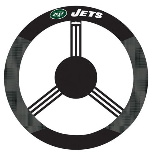 New York Jets NFL Poly-Suede Steering Wheel Cover