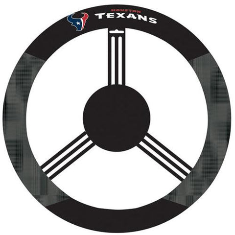 Houston Texans NFL Poly-Suede Steering Wheel Cover