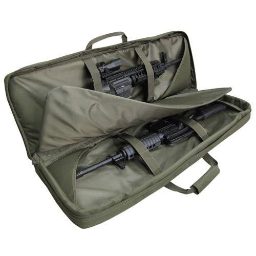 Condor 36in Double rifle case (3 detachable pouches) Color: OD Green