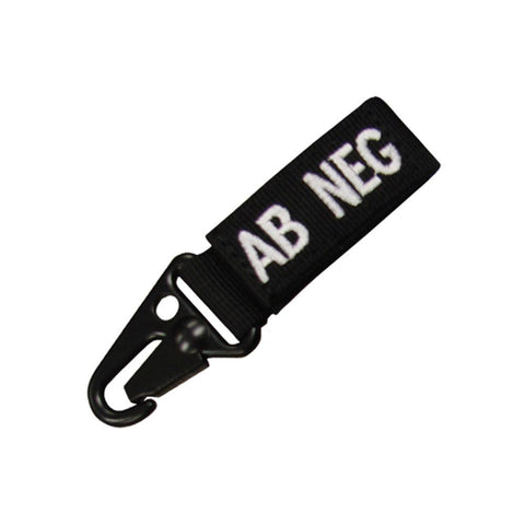 Blood Type Key Chain (AB Positive) Color- Black